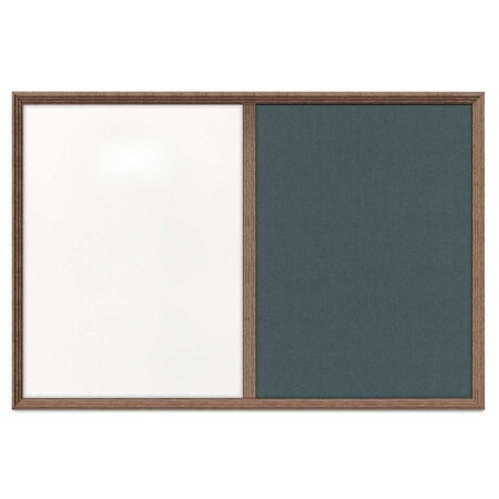 United Visual Products Enclosed Corkboard, 1 Door, 24"x36", 4" Fra, UV3422-GOLD-CORK UV3422-GOLD-CORK